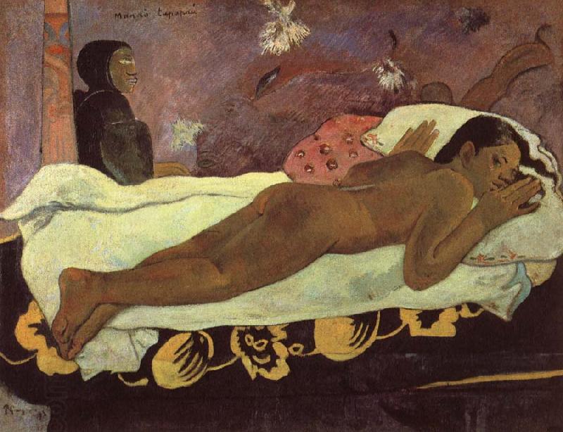 Paul Gauguin The mind watches Cloth China oil painting art